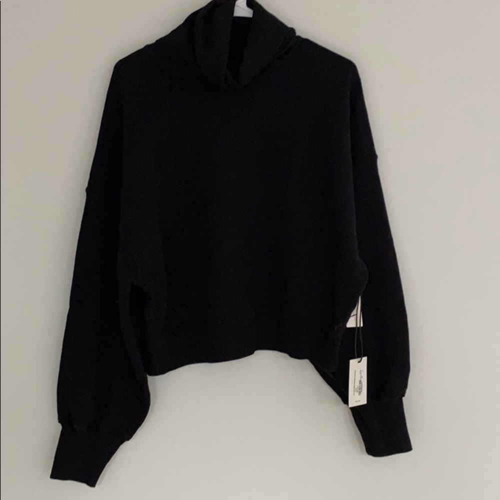 AGOLDE x Anthro Balloon Sleeve Turtleneck Pullover - Picture 8 of 16